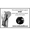 Stöd-dekal för WWF som kan läggas till i nedre, högra hörnet.