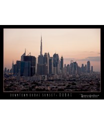 Dubai Downtown Sunset